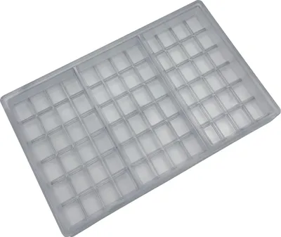 Produktbild von Professionelle Schokoladenform aus Polycarbonat - 27,5 x 17,5 x 2,4 cm