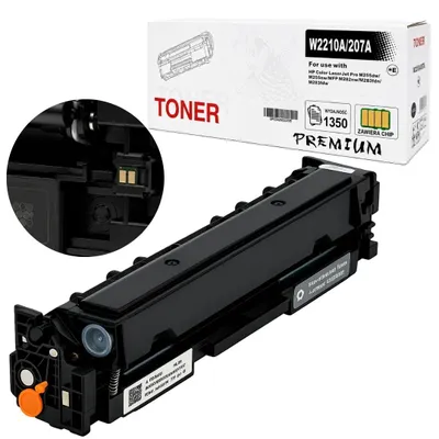 Zdjęcie produktu dla Toner Zamienny do HP 207A W2210A BK z Chipem M255dw M283fdn M282nw M283cdw