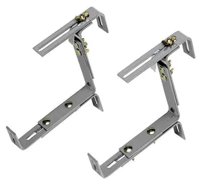Produktbild von POETIC/ VARIO Universal Blumenkastenhalter - Universell einsetzbar - Für Geländerbreiten von 4 - 15 cm - Farbe Terrakotta - Tragkraft 50 kg