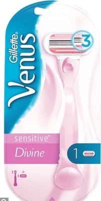 Zdjęcie produktu dla Gilette, Venus Sensitive Divine, maszynka do golenia, 1 szt