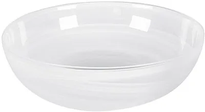 Produktbild von Schale flach 28 weiß Alabastr