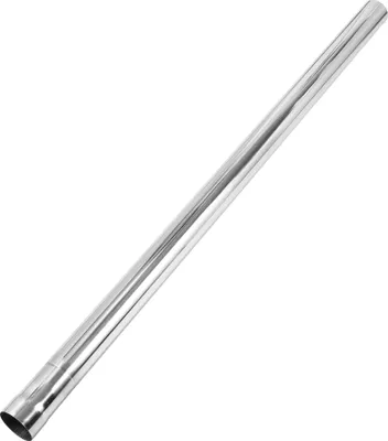 Image de Tube De Tuyau D'Échappement Droit Tube De Tuyau D'Échappement De Voiture Mandrel Bend Diy Tuyauterie Personnalisée 57Mm Od 1219Mm Longueur Acier Inoxydable T304 Ton Argenté