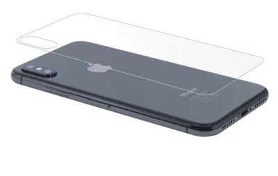 Produktbild von Apple iPhone X pancerne szkło ochronne tył tył szkło ochronne prawdziwe szkło przezroczyste