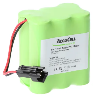 Produktbild von Akku passend für Tivoli Audio PAL Radio, iPAL Radio, MA-1, -2,-3 mit 1800mAh