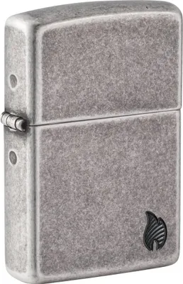 Produktbild von ZIPPO Feuerzeug ARMOR FLAME ANTIQUE SILVER 60007338
