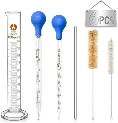 Produktbild von Laboratoriumpipetdruppelaar, 4 Stück, Glas