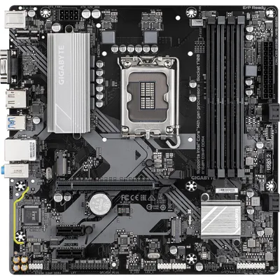 Produktbild von GIGABYTE B760M D3HP DDR4 Motherboard - Unterstützt Intel Core 14. Generation CPUs, 4+1+1 Phasen Digital VRM, bis zu 5333MHz DDR4 (OC), 2xPCIe 4.0 M.2, GbE LAN, USB 3.2 Gen1, Intel, LGA 1700, Intel® Celeron®, Intel® Core™ i3, Intel® Core™ i5, Intel® Core™ i7, Intel® Core™ i9,..., LGA 1700, 128 GB, DDR4-SDRAM