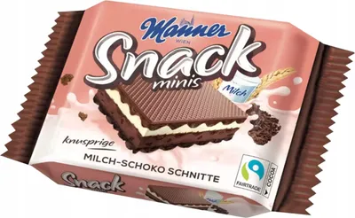 Immagine prodotto di Wafle Manner mleczno-czekoladowe 5 szt x 25 g
