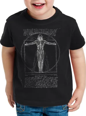Produktbild von A.N.T. Vitruvianischer Titan Kinder T-Shirt on attack aufklärungstruppe