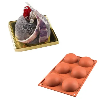 Obrázok produktu pre Silikomart SF002, Plech na muffiny, 0,48 L, Červená, Silikón, 35 mm, 7 cm