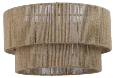 Zdjęcie produktu dla Lampa wisząca, ręcznie pleciony sznur konopny, nowoczesny design, 45 cm, BEZ ŻARÓWKI