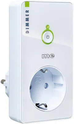 Produktbild von m-e CUVEO Funk Steckdose Dimmer CR-D300 W (55210)