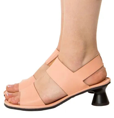Produktbild von El Naturalista Sandalen mit Absatz Damen N885 SOFT NAPPA SALMON/ FLORA Farbe Koralle