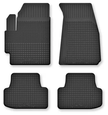 Zdjęcie produktu dla Dywaniki gumowe do Subaru Forester IV 2013- (SUV) – 4 szt., czarne, dobierane – Wielganizator Semi-Universal