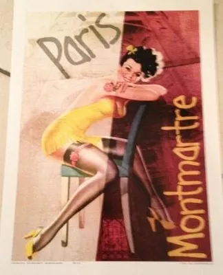 Productafbeelding van Parijs, Montmartre - Affiche/poster, 24x30 cm