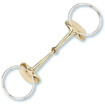 Produktbild von Stübben SteelTec Trense Golden Wings SWEET Kupfer Einfach Gebrochen 14mm 135