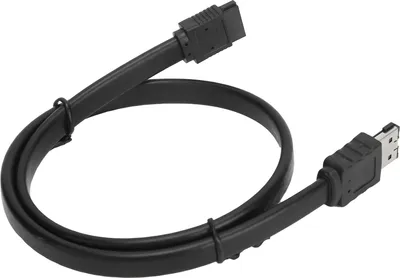 Obrázek produktu pro Propojovací kabel ESATA na SATA samec-samec M/M stíněný prodlužovací kabel se střepy pro externí pevný disk50cm