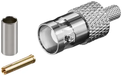 Obrázok produktu pre Goobay BNC-Connector, BNC, Strieborná