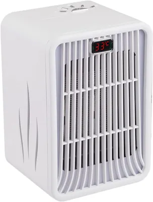 Produktbild von Diyarts Keramikheizlüfter, 1200 W, 3 Leistungsstufen, Timer, LED, Überhitzungs- & Kippschutz