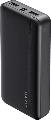Zdjęcie produktu dla Havit Powerbank PB91 20000mAh, 20000 mAh, Litowo-jonowa (Li-Ion), Czarny