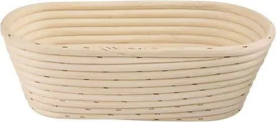 Obrázok produktu pre ORION Kôš na kysnutie cesta Kôš na kysnutie cesta Tvar chleba z ratanu na oválny chlieb 32x15 cm