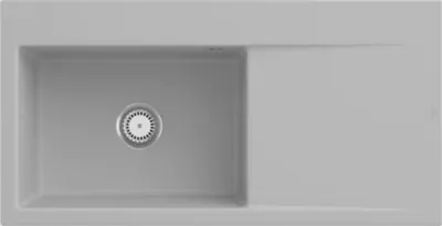 Produktbild von Villeroy & Boch Keramikspüle 336201SM, Subway Style 60 Einbauspüle - inkl.