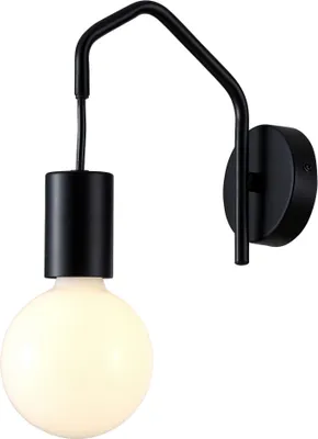 Produktbild von Candellux BASSO Wandleuchte Schwarz E27 Metall