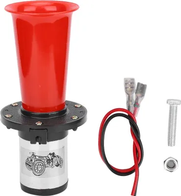 Zdjęcie produktu dla Uniwersalny klakson samochodowy 12V 110 dB, antyczny, zabytkowy klakson powietrzny, akcesorium do modyfikacji