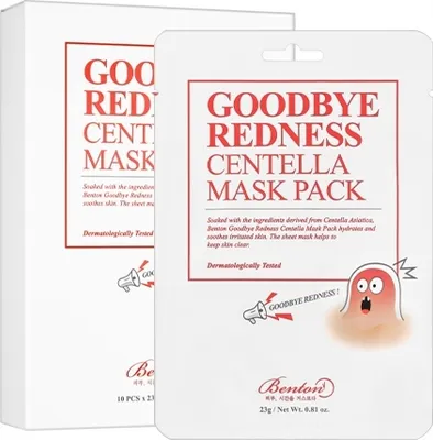 Obrázek produktu pro Benton Goodbye Redness Centela Mask Pack - Hydratační pleťová maska proti zarudnutí - 23 g