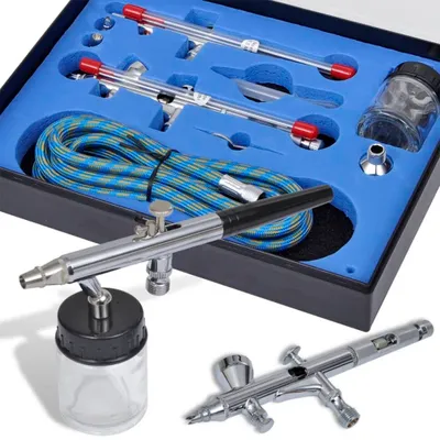 Obrázok produktu pre Airbrush sada s 2 striekacími pištoľami