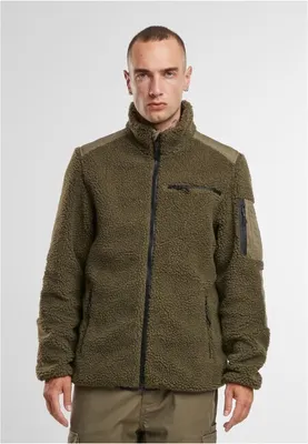 Produktbild von Brandit Übergangsjacke Herren Ramble Teddyfleece oliv Basics 100% Polyester XXL