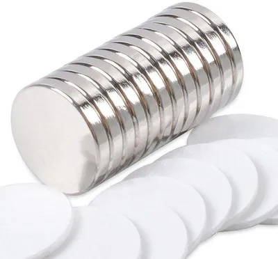 Produktbild von Magnetbord, 18 x 3 mm, 12 Stück, Selbstklebend