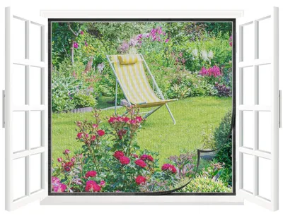 Zdjęcie produktu dla Moskitiera okienna z zapięciem na rzep, 130x150 cm, czarna, montaż bez wiercenia