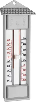 Image de Thermomètre analogique pour l'intérieur et l'extérieur – Thermomètre avec affichage des valeurs minimales et maximales