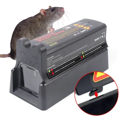 Zdjęcie produktu dla Elektryczna pułapka na myszy Pułapka na szczury Pułapka na myszy Zabójca myszy Przynęta Pułapka na myszy Zwalczanie szkodników Pułapka skrzynkowa