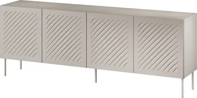 Produktbild von Furniture24 Kommode Siena 200 X 75 X 40 Cm 4 Türiger Wohnzimmerschrank Sideboard Kaschmir