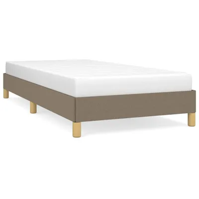 Produktbild von "WINTER SALE" Bettgestell Einzelbett - Gästezimmer - ohne Matratze Taupe 90x200 cm Stoff - Polsterbett Klassische Betten NEU3663451