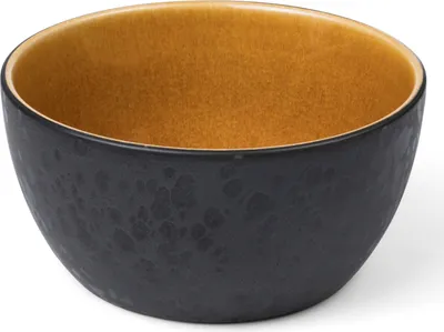 Produktbild von BITZ 821366, Snackschale, Rund, Steingut, Bernstein, Schwarz, -20 °C, 220 °C