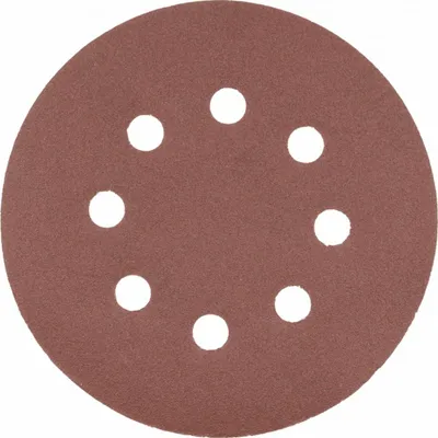 Produktbild von Högert Schleifscheibe, gelocht, 5 Stk., 125mm, G120