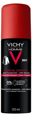 Productafbeelding van Vichy Homme Deodorant Spray Aero, 96 uur bescherming, 125 ml