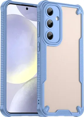 Zdjęcie produktu dla Etui do Samsung Galaxy S25 Plus/S24 Plus - Etui na tył Phonesta Shockproof Armor Semi-Przezroczystee - Niebieskie