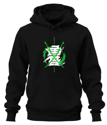 Productafbeelding van Cyberpunk Katana Samurai Anime Japan Otaku Hoodie, zwart, maat S