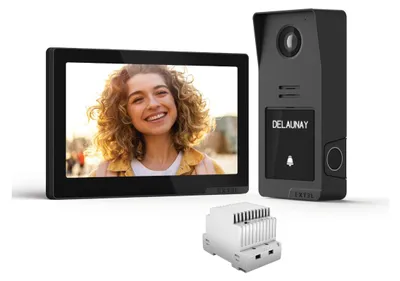 Produktbild von Kabelgebundene Gegensprechanlage "Extel Digital Connect" mit modularem Transformator 12/15/17 VdC