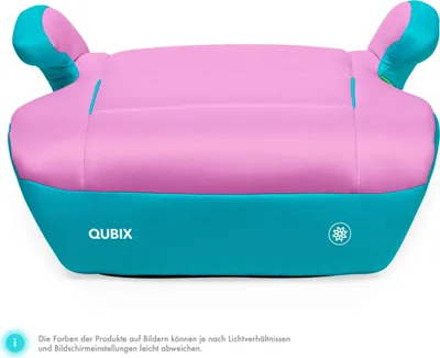 Produktbild von Daliya® QUBIX Kindersitzerhöhung i-Size Autokindersitz 125–150 cm mit Gurtführung, weicher Polsterung & abnehmbarem Bezug, Sitzerhöhung, Kindersitz
