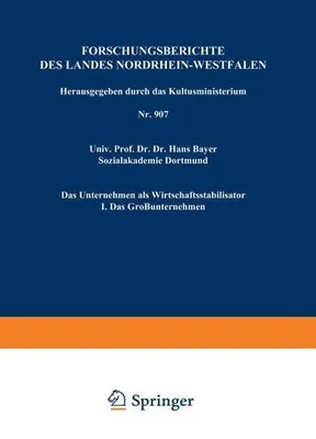 Image de Das Unternehmen als Wirtschaftsstabilisator