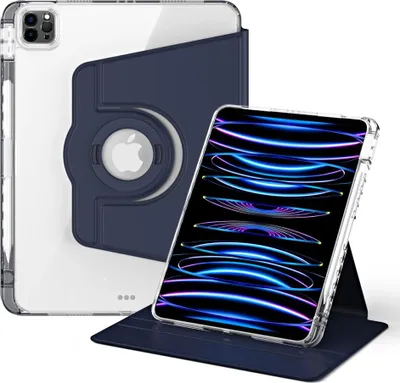 Produktbild von iPad Air 11 (2024/2025/2026) / Air (2020/2022) Hülle - Coverup 360° Rotating Folio Klapphülle mit Schlaf/Wach-Funktion - Blau