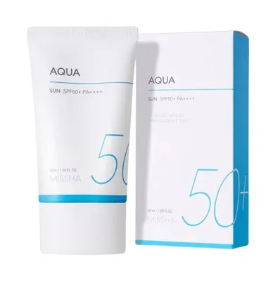 Obrázok produktu pre MISSHA All Around Safe Block Aqua Sun SPF50+ PA++++ 50 ml - vodoodolný opaľovací krém
