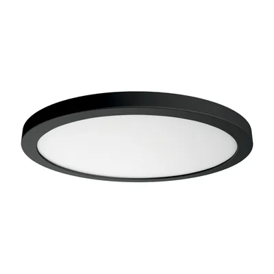 Produktbild von MasterLED LED Deckenleuchte 18W rund schwarz, 4000K neutralweiß, 1800lm IP44
