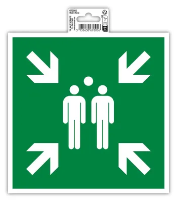 Immagine prodotto di EXACOMPTA 67005E EXACOMPTA Panneau de signalisation "Point de rassemblement"