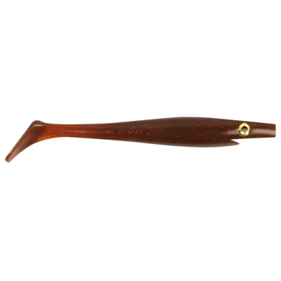 Produktbild von Strike Pro Pig Shad Gummifisch, Farbe:Red Motoroil, Länge cm:23.0